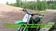 370.Kawasaki KX 125 -96 Ramp Jumps.Whips.Tricks.