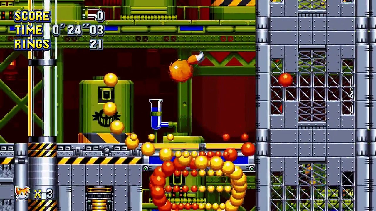 Sonic Mania - Chemical Plant Zone Act 2 Gameplay
