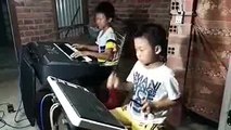 Nhạc Sống Organ Giã Từ - 2 Anh Em Huỳnh Phong Bảo Nhí Khánh Hòa.avi