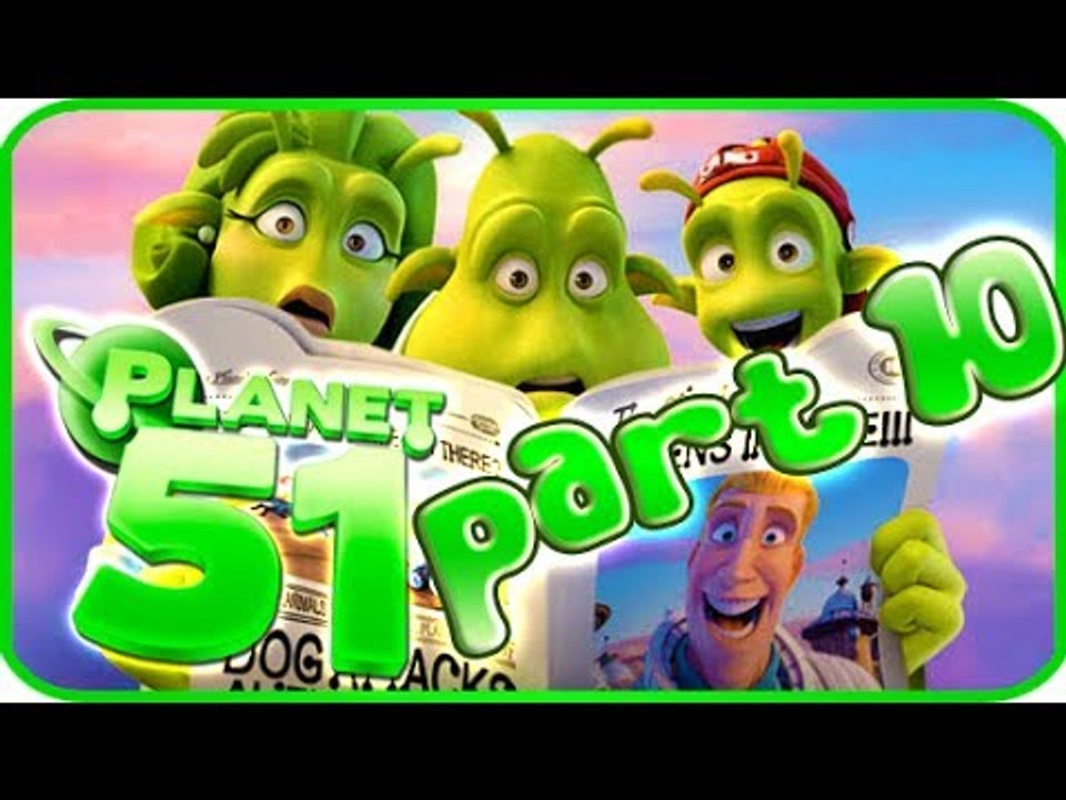 Planet 51 Walkthrough Part 10 (PS3, Xbox 360, Wii) - Movie Game [Ending]