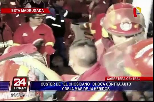 Conductor del ‘Chosicano’ fue detenido tras provocar accidente en Carretera Central