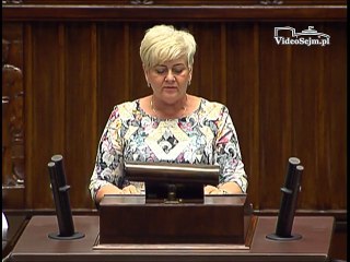 Poseł Małgorzata Pępek - Wystąpienie z dnia 07 czerwca 2017 roku.