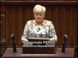 Poseł Małgorzata Pępek - Wystąpienie z dnia 07 czerwca 2017 roku.
