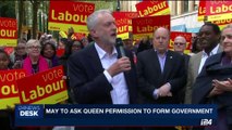 i24NEWS DESK | May to ask Queen permission to form government | Friday, June 9th 2017