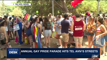 Download Video: i24NEWS DESK | Annual Gay Pride parade hits tel Aviv's streets | Friday, June 9th 2017