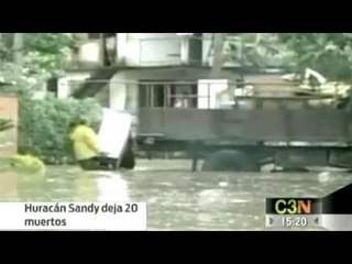 'Sandy' se dirige hacia EU tras dejar 20 muertos en el Caribe