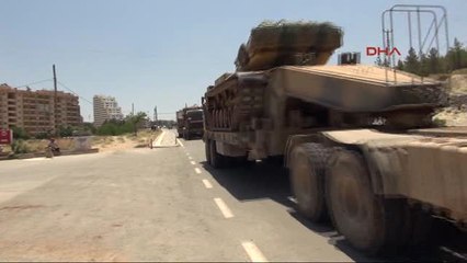 Kilis Pyd Denetimindeki Afrin Sınırına Tank Sevkiyatı