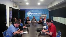 Rueda de prensa del Partido Popular de Leganés del 9 de junio de 2017