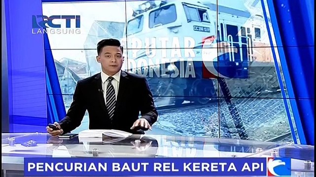 Duh, Baut Rel Kereta Api Banyak Dicuri