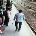 Girl survives Train