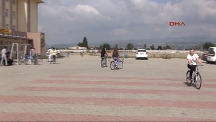 Manisa'da Bisikletli Karne Dağıtım Töreni