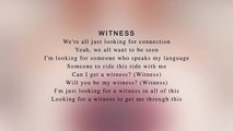 Katy Perry - Witness (Lyrics)