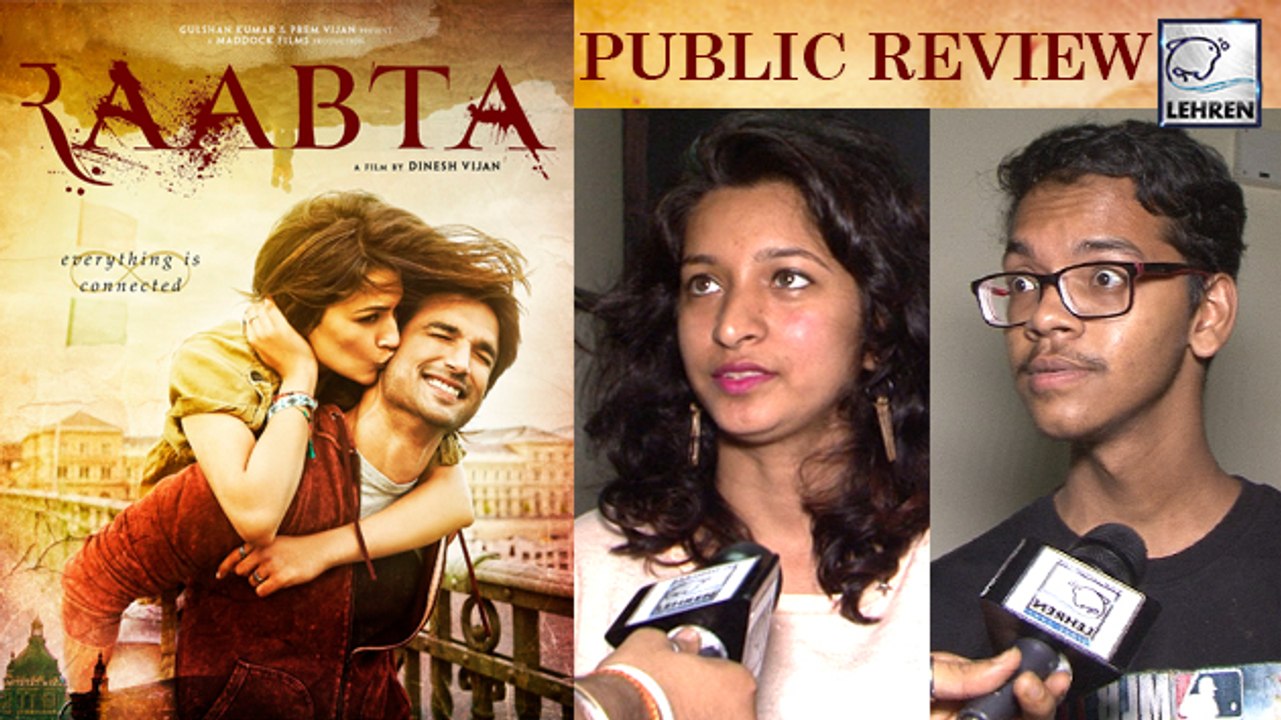 Raabta Public REACTION | Sushant Singh Rajput & Kriti Sanon