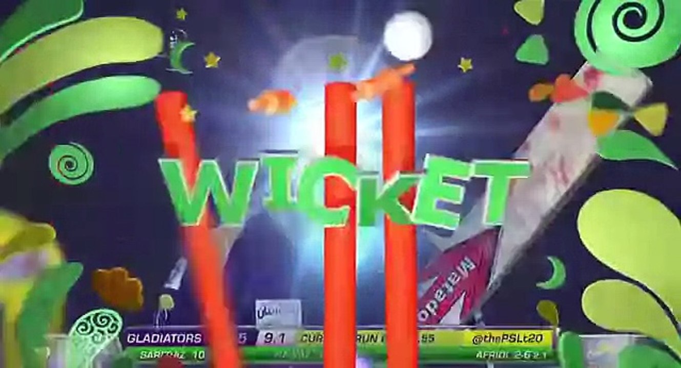 Shahid Afridi 5 for 7 career best bowling PSL 2016 HD