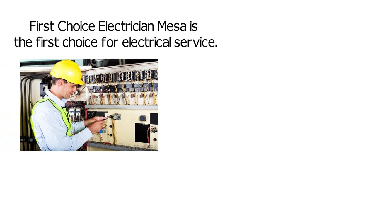 First Choice Electrician Services Mesa