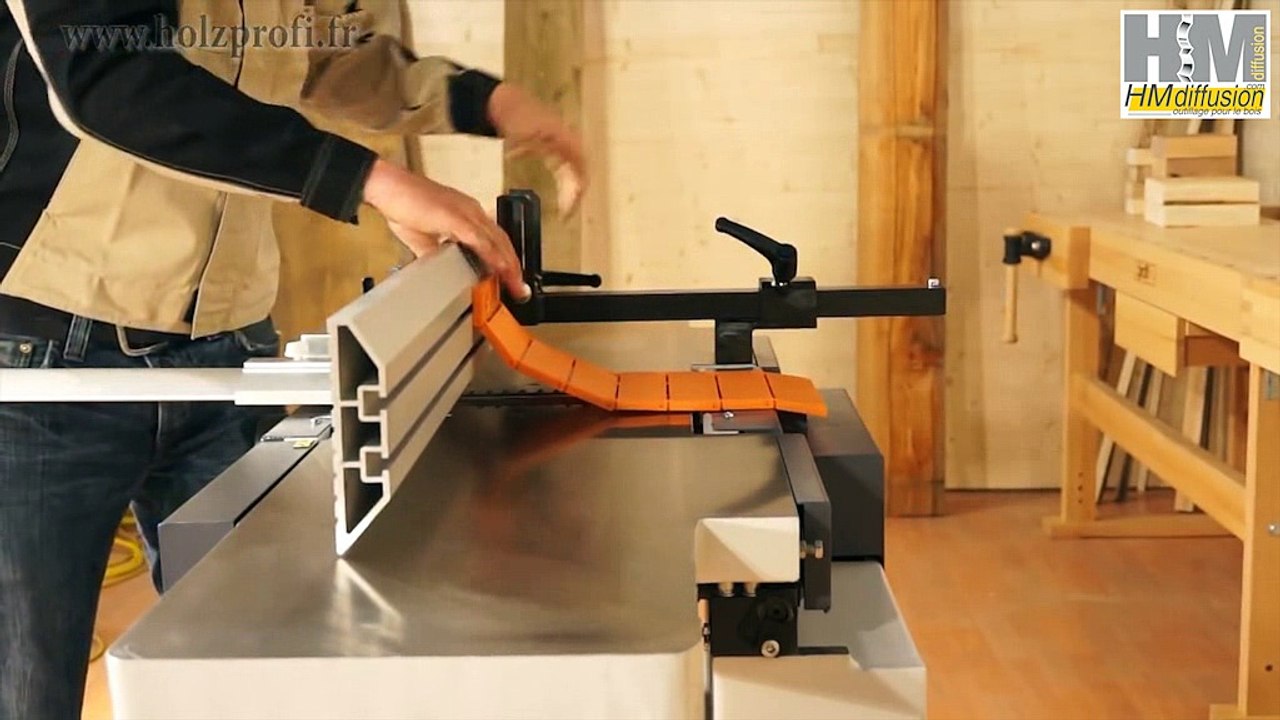 Raboteuses dégauchisseuses Holzprofi DG320TS et DG410TS - HMDIFFUSION