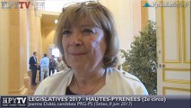 HPyTv Législatives | Jeanine Dubié candidate PRG-PS Hautes-Pyrénées 2e (8 juin 2017)