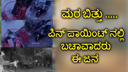 viral video :People Cheat de@th After Tree falls on road | Oneindia Kannada