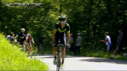 Video herunterladen: Valverde attaque / attacks   - Étape 6 / Stage 6 - Critérium du Dauphiné 2017