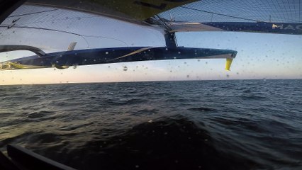 Spectacle du Macif 100' depuis la coque centrale