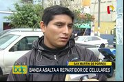 San Martín de Porres: PNP realiza captura de banda que asaltó a repartidor de celulares