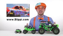 Monstk Toy and others in this videos for toddlers - 21 minutes with Blippi Toy _