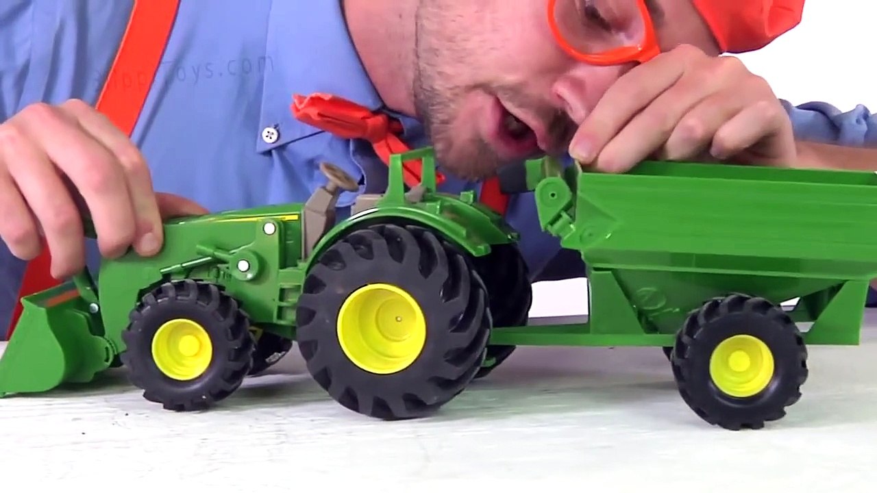 Tractors fordren _ Blippi Toys TRACT Video Dailymotion