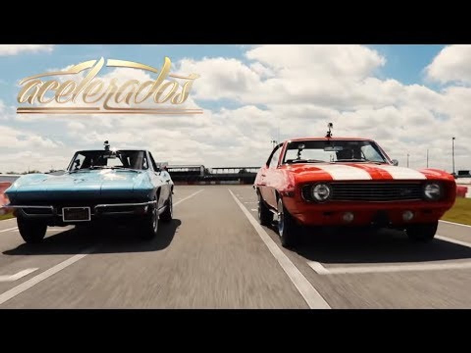 CHEVROLET CORVETTE STINGRAY 1963 x CAMARO Z/28 1969 - VOLTA RÁPIDA C/ BARRICHELLO #107 | ACELERADOS