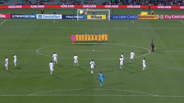 Australie VS Arabie Saoudite : Minute de silence pour les victimes de l'attentat de Londres