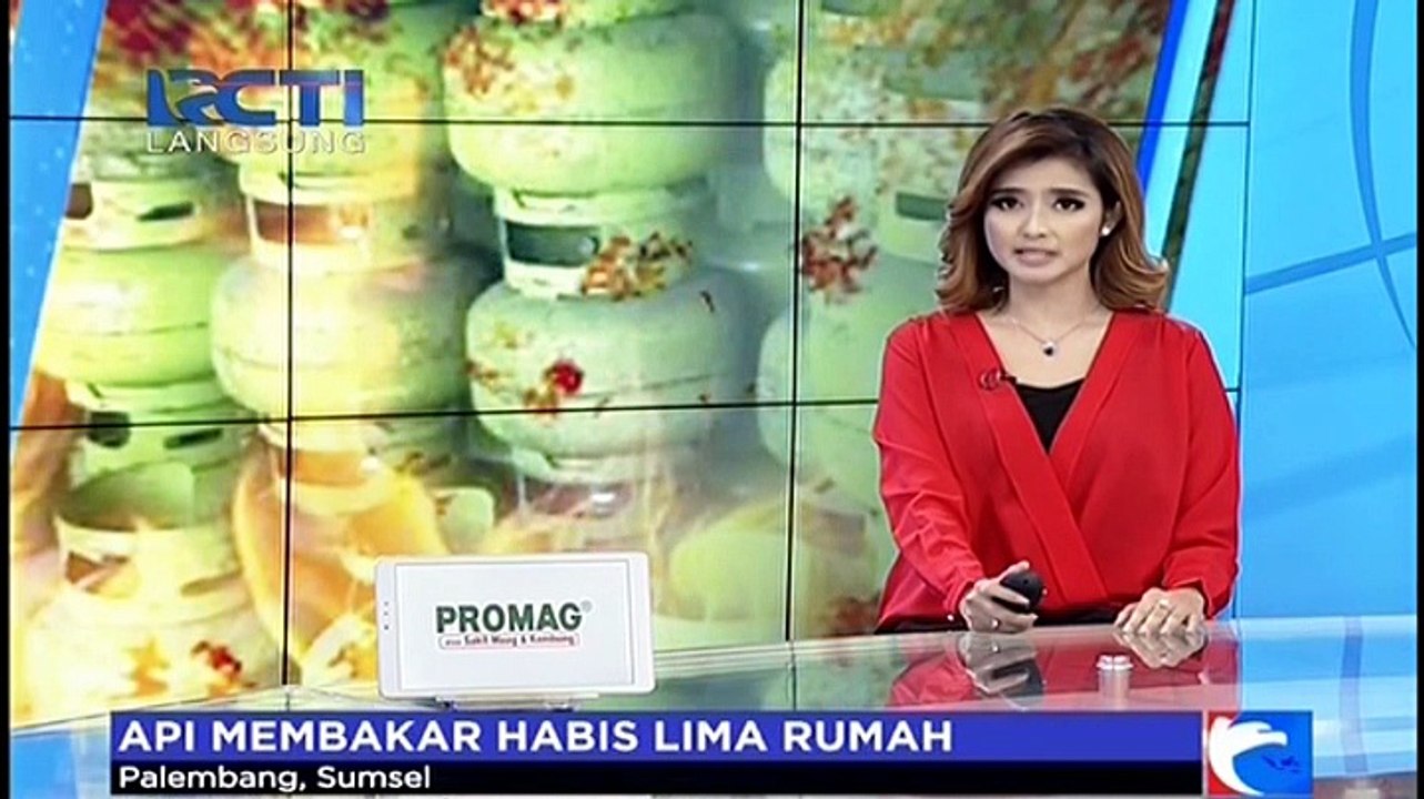 Tabung Gas Meledak, 5 Rumah di Palembang Ludes Terbakar