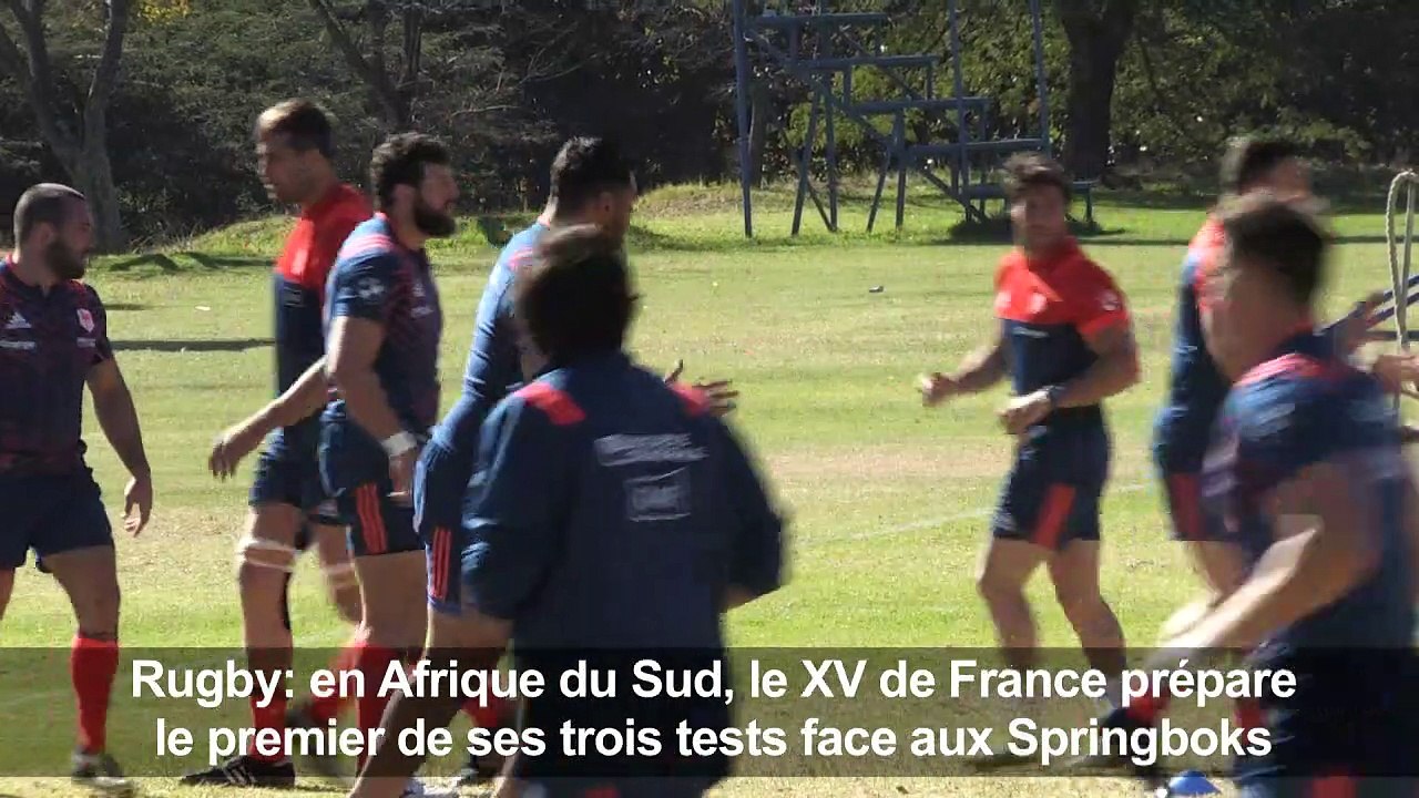 Rugby: trois tests pour la France contre l'Afrique du Sud