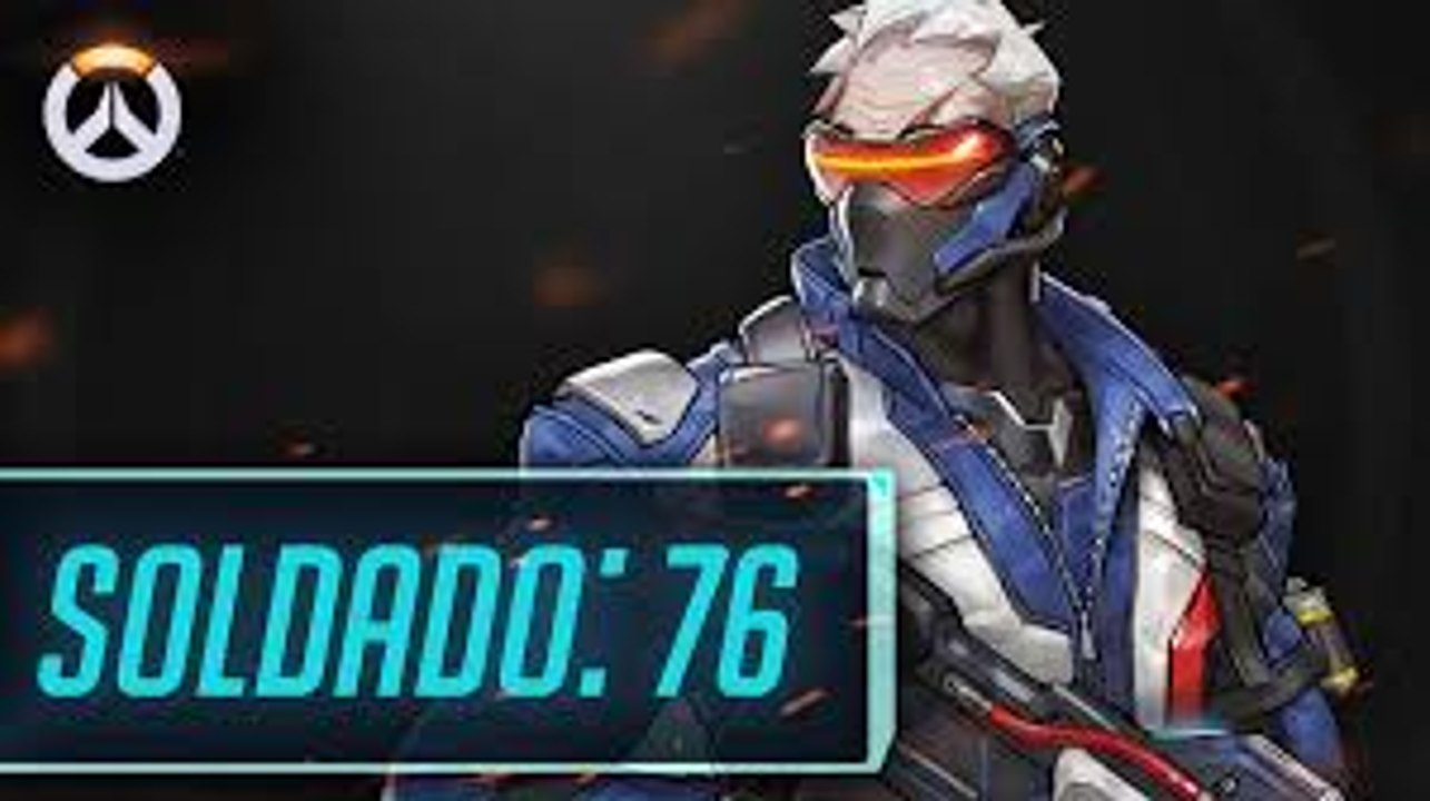 Overwatch tentando jogar de soldado 76 (Trying to play as a soldier 76)