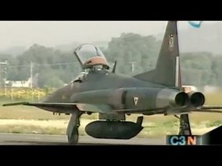 Resguardan aviones F5 el cielo mexicano
