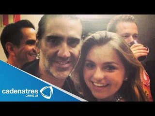 Sofía Castro y Angélica Rivera disfrutan concierto del Potrillo en España