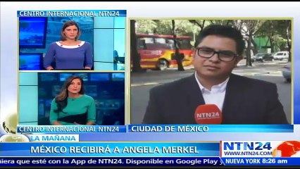 Angela Merkel visita México para impulsar comercio e inversión con Alemania