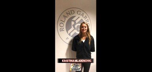 Message de Kristina Mladenovic