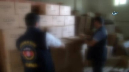 Çikolata Kolileri İçinde 25 Ton Sahte Şampuan Ele Geçirildi