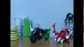 ハードタービュラ ペーパークラフト HardTurbuler Kamen Rider W Paper model