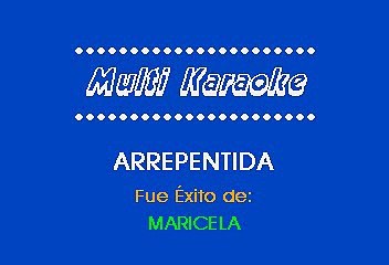 Marisela - Arrepentida (Karaoke)