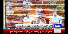What happened in the parliament after khursheed shah showed the pictures of PMLN ....Why they start to cry