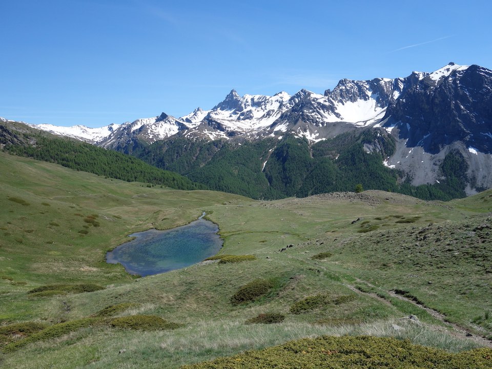 Cime Saurel par les lacs Gignoux, Fontana Fredda et de Sous Bousson