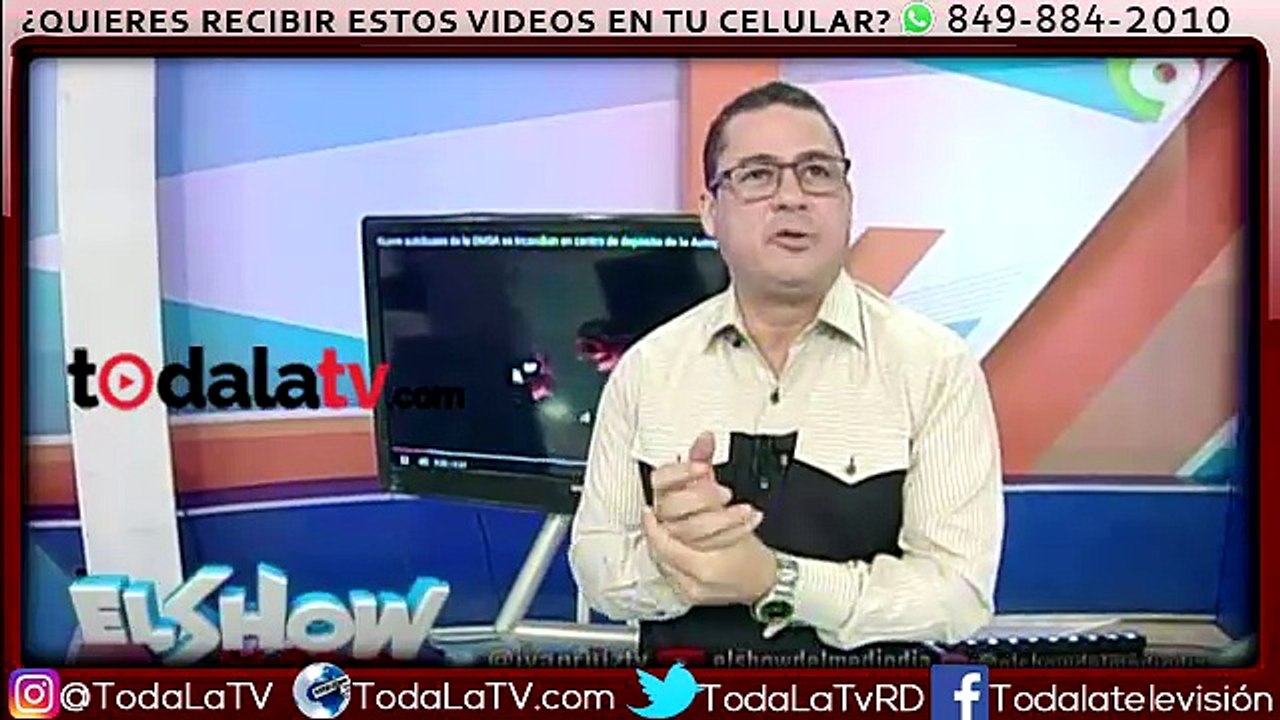 Nueve autobuses de la OMSA se incendian en el centro de depósito-El Show Del Mediodía-Video