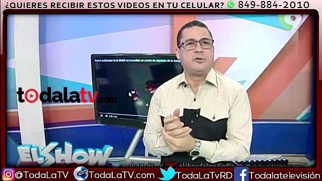 Nueve autobuses de la OMSA se incendian en el centro de depósito-El Show Del Mediodía-Video