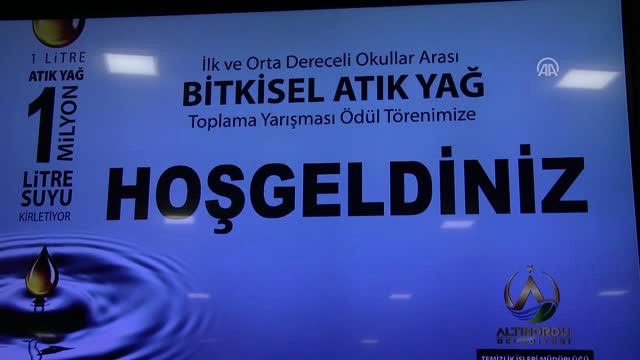 Ordu'da Atık Yağ Toplama Yarışması Düzenlendi