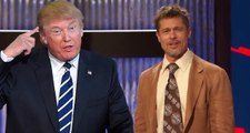 Brad Pitt Donald Trump'ı Eleştiren Skeçte Rol Adı