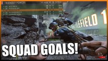 Battlefield 1 | SQUAD GOALS! W/Marcus (BF1 Team Deathmatch)