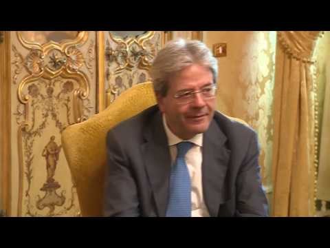 Roma - Gentiloni incontra l'inviato speciale dell'ONU in Siria Staffan de Mistura (07.06.17)