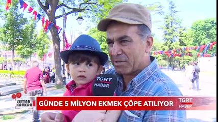 Günde 5 Milyon Ekmek Çöpe Atılıyor - Seyyar Kamera
