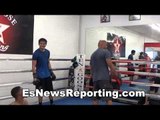 Mayweather vs Pacquiao Dad For Floyd Son For Manny - EsNews Boxing