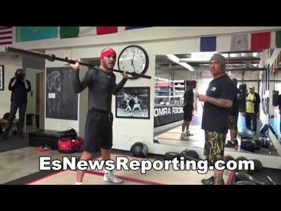 never never never give up in life or boxing - ray beltran mike lee working EsNews